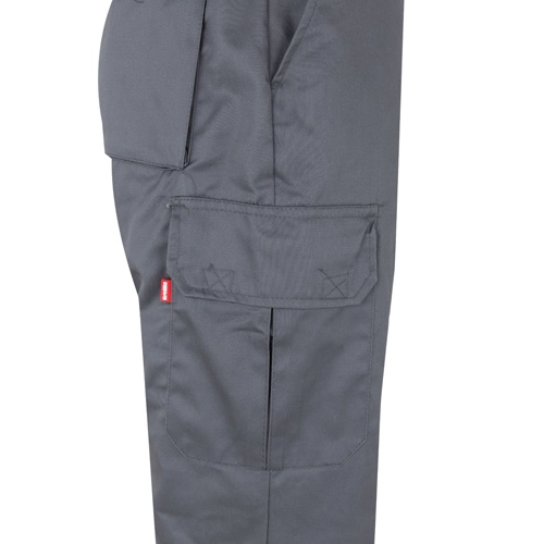 VL ATHENA. Calças bicolor em sarja (210g/m²), forradas, multibolsos, em algodão (20%) e poliéster (80%)