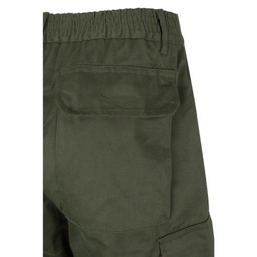 VL ATHENA. Calças bicolor em sarja (210g/m²), forradas, multibolsos, em algodão (20%) e poliéster (80%)