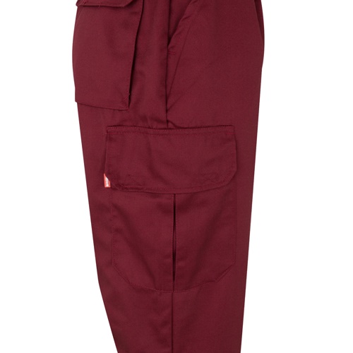 VL ATHENA. Calças bicolor em sarja (210g/m²), forradas, multibolsos, em algodão (20%) e poliéster (80%)