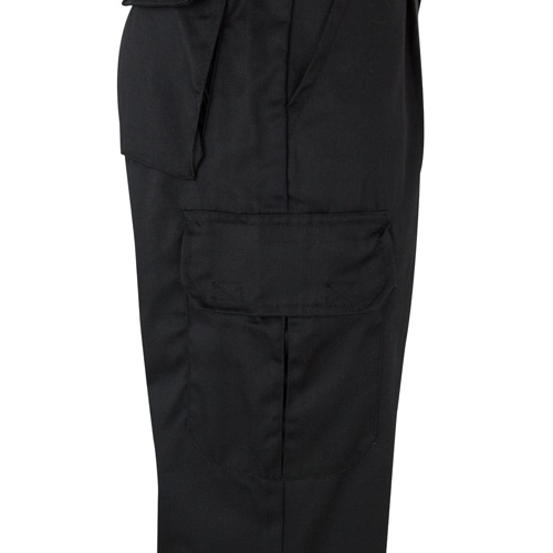 VL POSEIDON. Calças bicolor em sarja multibolsos (210g/m²), em algodão (20%) e poliéster (80%)