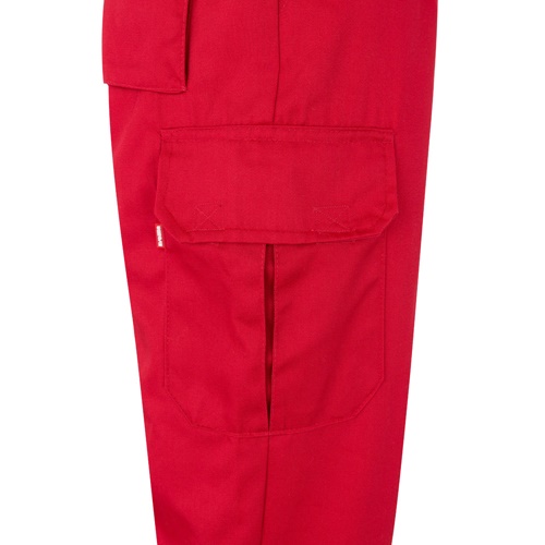 VL POSEIDON. Calças bicolor em sarja multibolsos (210g/m²), em algodão (20%) e poliéster (80%)