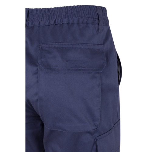 VL POSEIDON. Calças bicolor em sarja multibolsos (210g/m²), em algodão (20%) e poliéster (80%)