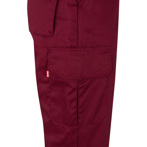 VL POSEIDON. Calças bicolor em sarja multibolsos (210g/m²), em algodão (20%) e poliéster (80%)