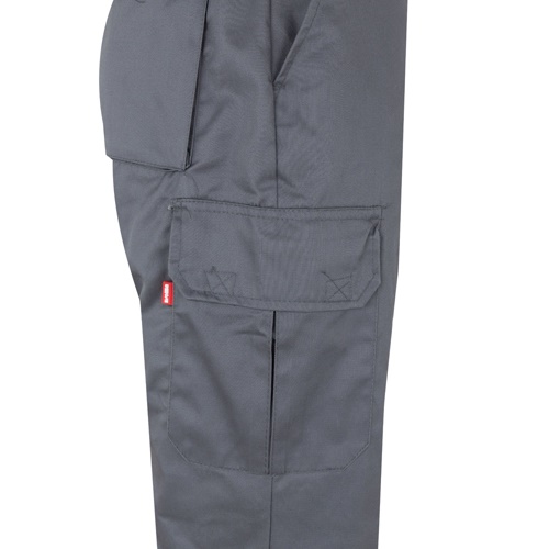 VL POSEIDON LARGE. Calças bicolor em sarja multibolsos (210g/m²), em algodão (20%) e poliéster (80%)