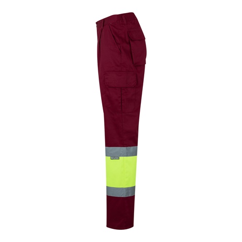 VL POSEIDON LARGE. Calças bicolor em sarja multibolsos (210g/m²), em algodão (20%) e poliéster (80%)