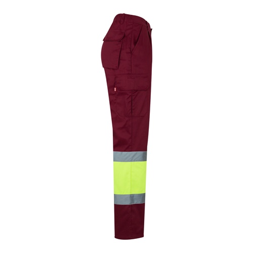 VL POSEIDON LARGE. Calças bicolor em sarja multibolsos (210g/m²), em algodão (20%) e poliéster (80%)