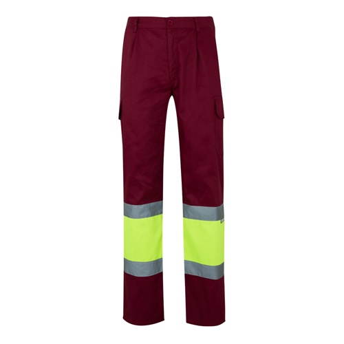 VL POSEIDON LARGE. Calças bicolor em sarja multibolsos (210g/m²), em algodão (20%) e poliéster (80%)