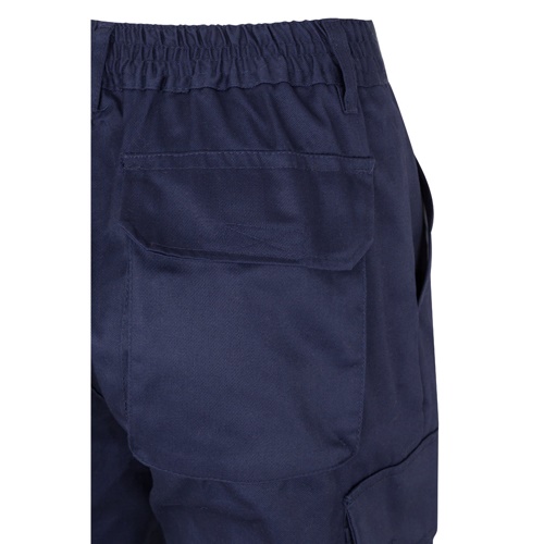 VL ASCLEPIUS. Calças em sarja multibolsos (200g/m²), em algodão (35%) e poliéster (65%)