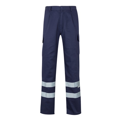 VL ASCLEPIUS. Calças em sarja multibolsos (200g/m²), em algodão (35%) e poliéster (65%)