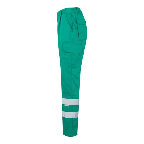 VL ASCLEPIUS. Calças em sarja multibolsos (200g/m²), em algodão (35%) e poliéster (65%)