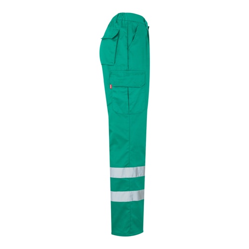 VL ASCLEPIUS. Calças em sarja multibolsos (200g/m²), em algodão (35%) e poliéster (65%)