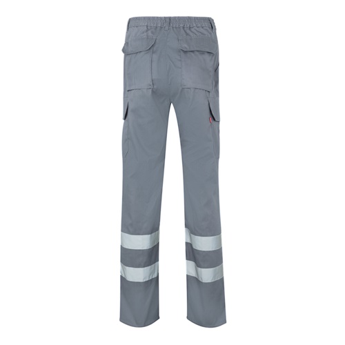 VL ASCLEPIUS. Calças em sarja multibolsos (200g/m²), em algodão (35%) e poliéster (65%)