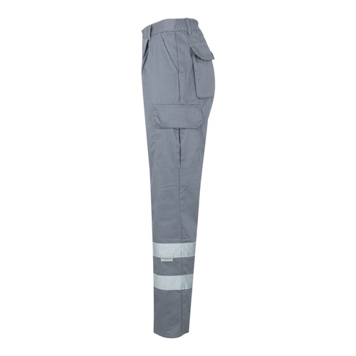 VL ASCLEPIUS. Calças em sarja multibolsos (200g/m²), em algodão (35%) e poliéster (65%)