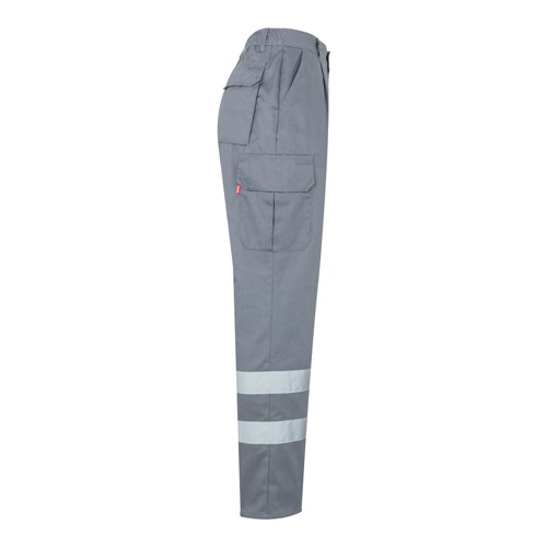 VL ASCLEPIUS. Calças em sarja multibolsos (200g/m²), em algodão (35%) e poliéster (65%)