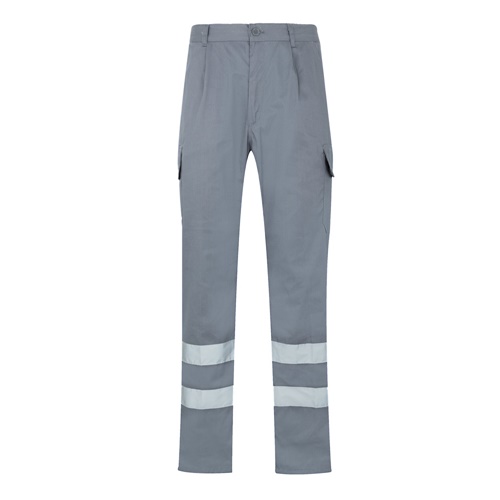 VL ASCLEPIUS. Calças em sarja multibolsos (200g/m²), em algodão (35%) e poliéster (65%)