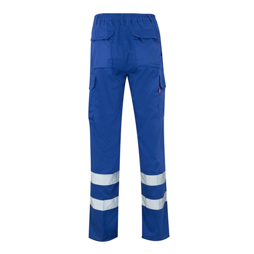 VL ASCLEPIUS. Calças em sarja multibolsos (200g/m²), em algodão (35%) e poliéster (65%)