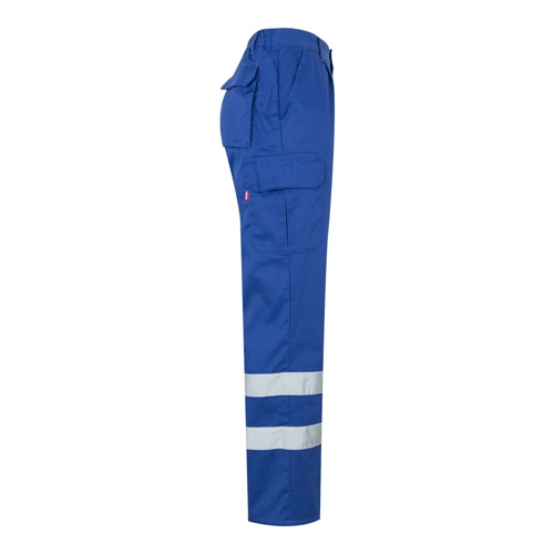 VL ASCLEPIUS. Calças em sarja multibolsos (200g/m²), em algodão (35%) e poliéster (65%)