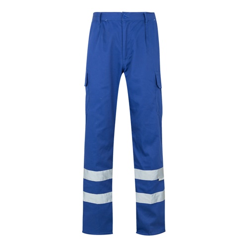 VL ASCLEPIUS. Calças em sarja multibolsos (200g/m²), em algodão (35%) e poliéster (65%)