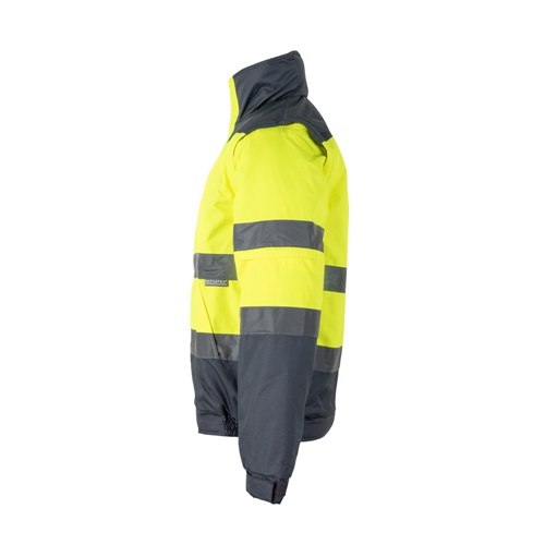 VL JUPITER. Casaco acolchoado bicolor (180g/m²) em poliéster (100%), com recobrimento de PU