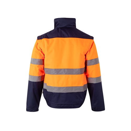 VL JUPITER. Casaco acolchoado bicolor (180g/m²) em poliéster (100%), com recobrimento de PU