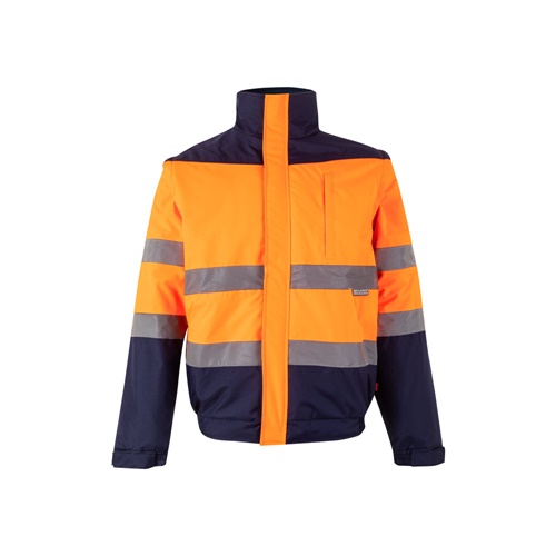 VL JUPITER. Casaco acolchoado bicolor (180g/m²) em poliéster (100%), com recobrimento de PU