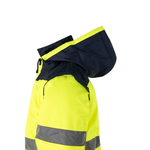 VL JUPITER LARGE. Casaco acolchoado bicolor (180g/m²) em poliéster (100%), com recobrimento de PU