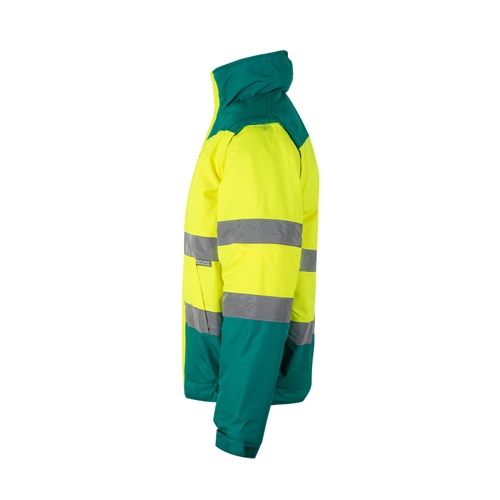 VL JUPITER LARGE. Casaco acolchoado bicolor (180g/m²) em poliéster (100%), com recobrimento de PU