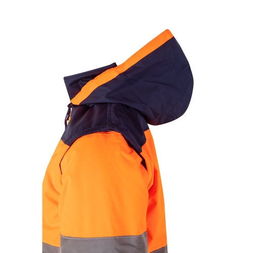 VL JUPITER LARGE. Casaco acolchoado bicolor (180g/m²) em poliéster (100%), com recobrimento de PU