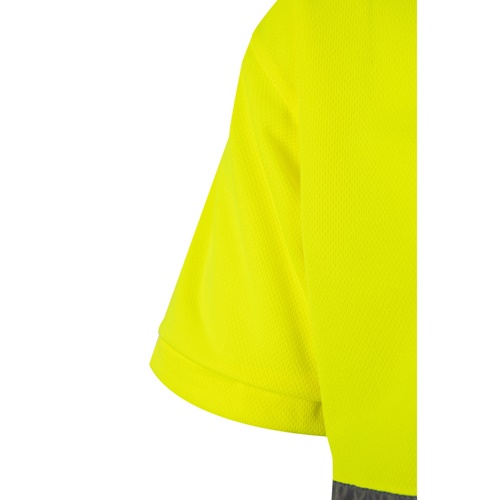 VL CUPID LARGE. Polo bicolor bird-eye (160g/m²) de manga curta, em poliéster (100%)