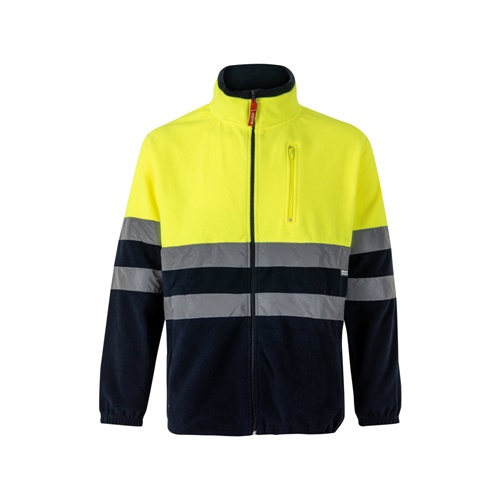 VL EROS. Casaco polar bicolor (280g/m²), em poliéster (100%)