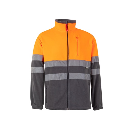 VL EROS. Casaco polar bicolor (280g/m²), em poliéster (100%)