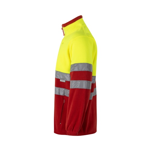 VL EROS LARGE. Casaco polar bicolor (280g/m²), em poliéster (100%)