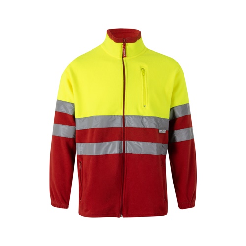 VL EROS LARGE. Casaco polar bicolor (280g/m²), em poliéster (100%)