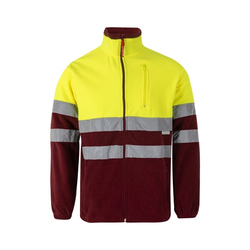 VL EROS LARGE. Casaco polar bicolor (280g/m²), em poliéster (100%)