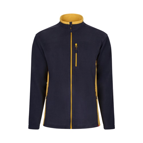 VL GERAS. Casaco polar bicolor (220g/m²) em poliéster (100%)