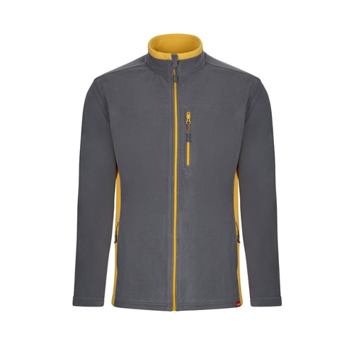 VL GERAS. Casaco polar bicolor (220g/m²) em poliéster (100%)