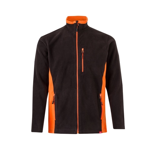 VL GERAS. Casaco polar bicolor (220g/m²) em poliéster (100%)
