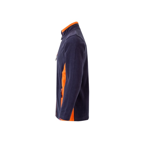 VL GERAS. Casaco polar bicolor (220g/m²) em poliéster (100%)