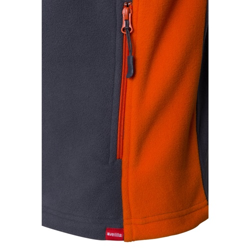 VL GERAS. Casaco polar bicolor (220g/m²) em poliéster (100%)