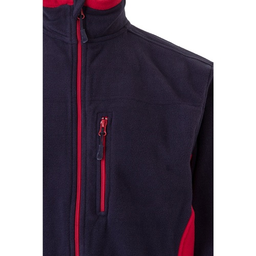 VL GERAS. Casaco polar bicolor (220g/m²) em poliéster (100%)