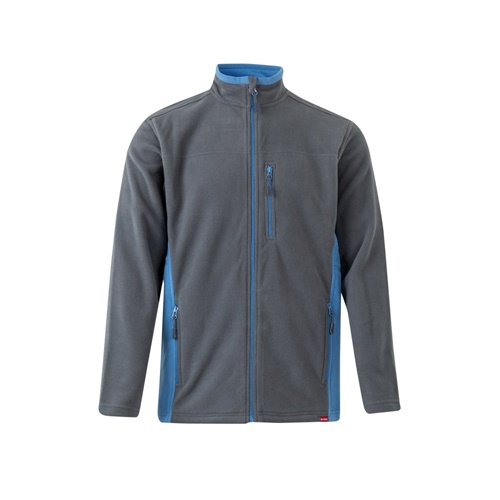 VL GERAS. Casaco polar bicolor (220g/m²) em poliéster (100%)