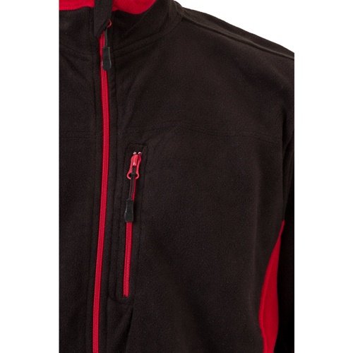 VL GERAS. Casaco polar bicolor (220g/m²) em poliéster (100%)
