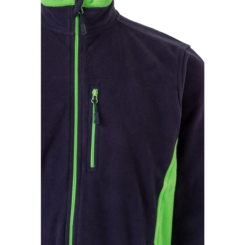 VL GERAS. Casaco polar bicolor (220g/m²) em poliéster (100%)