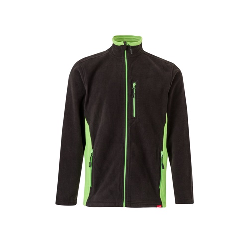 VL GERAS. Casaco polar bicolor (220g/m²) em poliéster (100%)