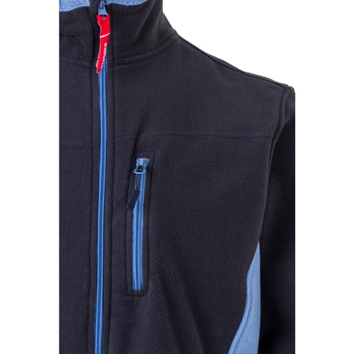 VL GERAS. Casaco polar bicolor (220g/m²) em poliéster (100%)