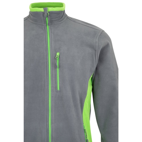 VL GERAS. Casaco polar bicolor (220g/m²) em poliéster (100%)