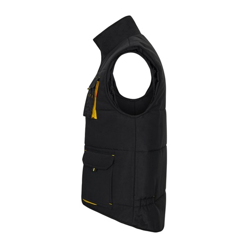 VL NERGAL. Colete acolchoado, bicolor multibolsos (120g/m²), em poliéster (100%)
