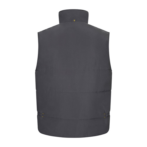 VL NERGAL. Colete acolchoado, bicolor multibolsos (120g/m²), em poliéster (100%)