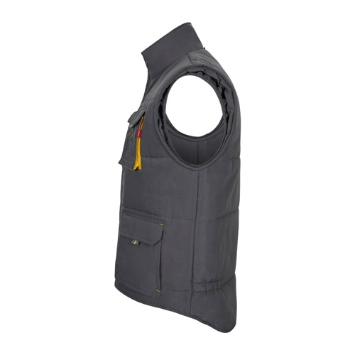 VL NERGAL. Colete acolchoado, bicolor multibolsos (120g/m²), em poliéster (100%)