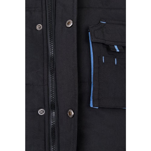 VL NERGAL. Colete acolchoado, bicolor multibolsos (120g/m²), em poliéster (100%)